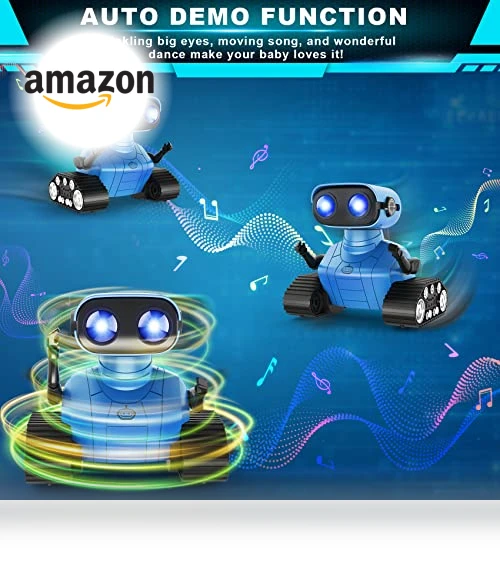 Rechargeable Remote Control Emo Robot — Interactive Figures & Robots, Hamourd