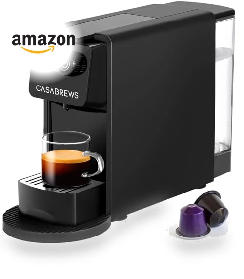 Single Serve Espresso Machine for Nespresso Original Pods — Coffee & Espresso Combos, CASABREWS
