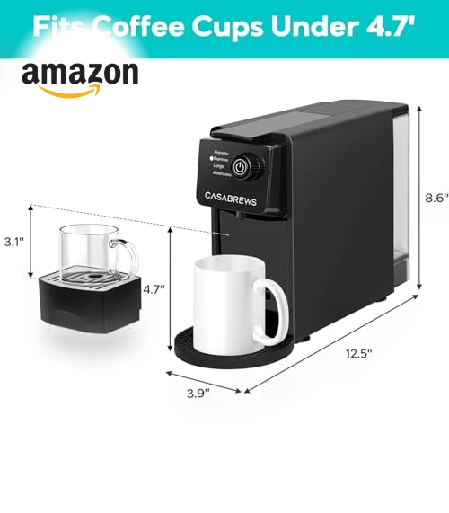 Single Serve Espresso Machine for Nespresso Original Pods — Coffee & Espresso Combos, CASABREWS