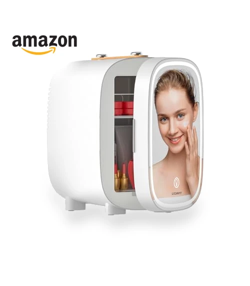 Skincare Fridge with LED Light Mirror — Mini Fridges, LIGIANT