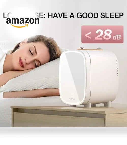 Skincare Fridge with LED Light Mirror — Mini Fridges, LIGIANT
