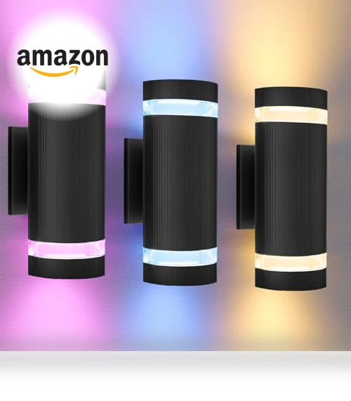 Smart LED Outdoor Wall Sconce — LED, WISELUME