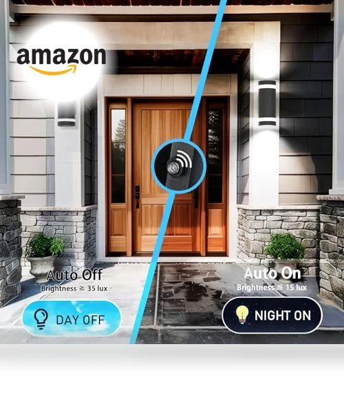 Smart LED Outdoor Wall Sconce — LED, WISELUME