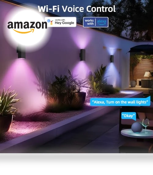 Smart Porch Lights — Garden Illumination, KIZON