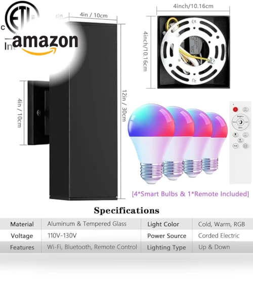 Smart Porch Lights — Garden Illumination, KIZON