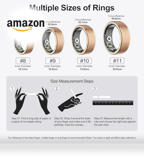 Smart Ring Health Tracker — Smart Rings, Temdan