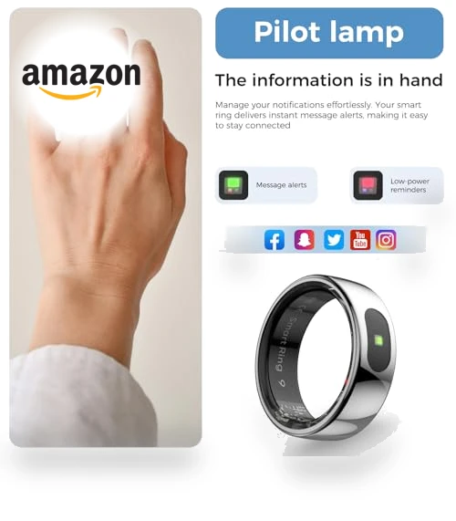 Smart Ring with Instant Notification Alerts & Gesture Control — Smart Rings, Hugrow
