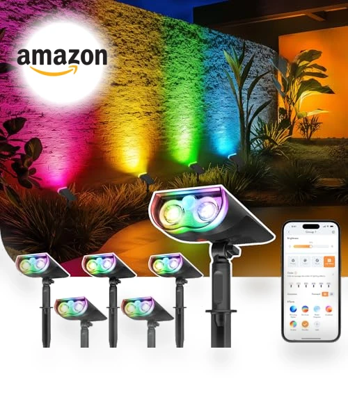 Smart Solar Lights Outdoor with Motion Sensor — Outdoor Illumination, Linkind