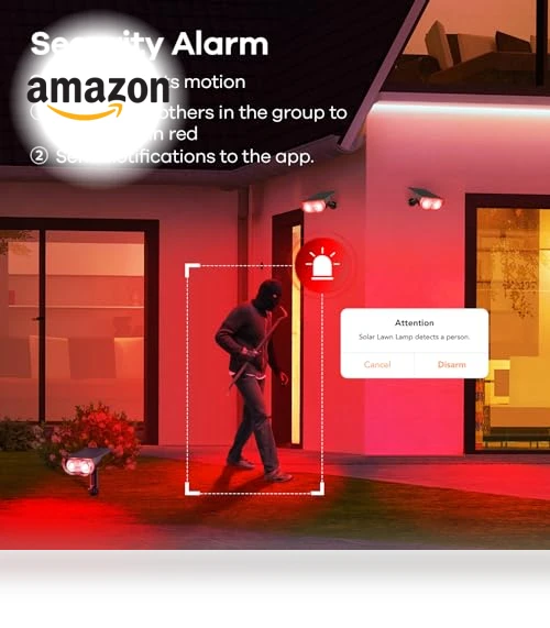 Smart Solar Lights Outdoor with Motion Sensor — Outdoor Illumination, Linkind