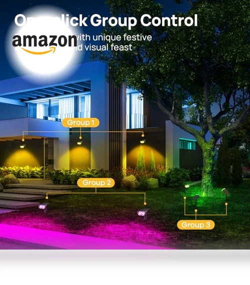 Smart Solar Lights Outdoor with Motion Sensor — Outdoor Illumination, Linkind