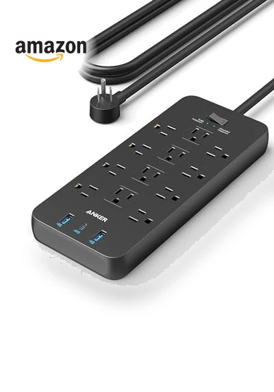 Surge Protector Power Strip — Power Solutions & Surge Protection, Anker
