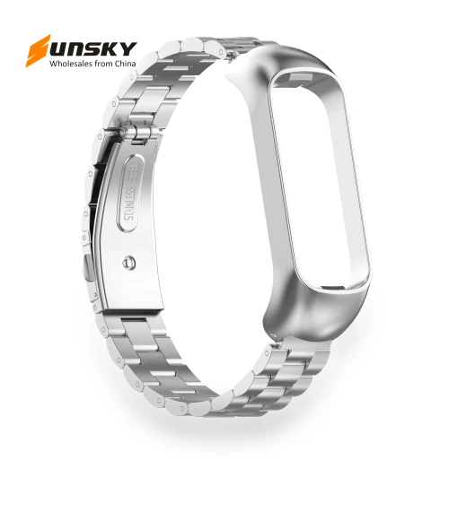 Three-beads Steel Watch Band — Girls' Watch Straps, Samsung