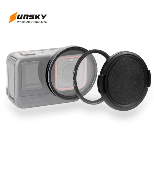 UV Lens Filter Adapter Ring with Lens Cover — Filter Sets, PULUZ