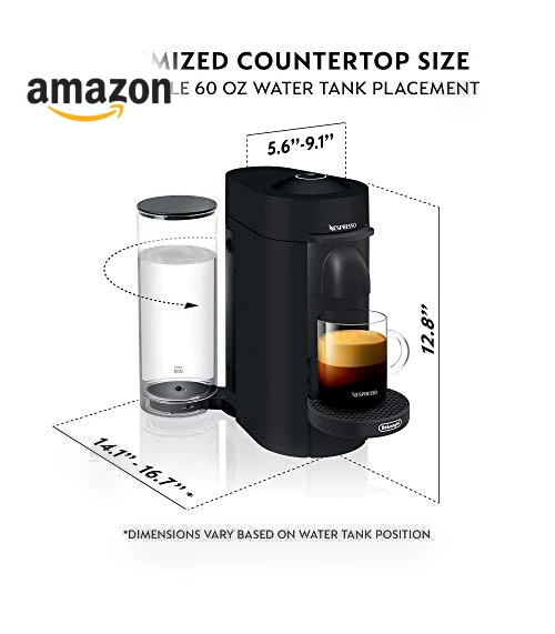 Vertuo Plus Deluxe Coffee and Espresso Maker — Coffee & Espresso Combos, De'Longhi