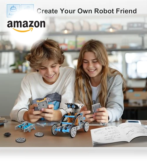 12-in-1 Education Solar Robot Toys — Solar Power, Sillbird