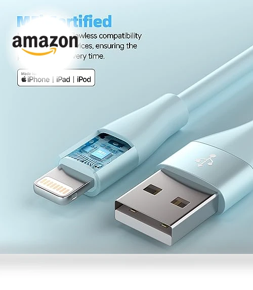 3Pack 10 FT Lightning Cable — Lightning, MenoSupp