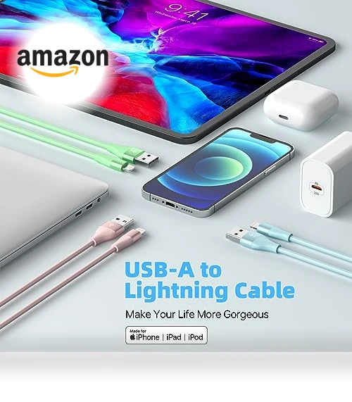 3Pack 10 FT Lightning Cable — Lightning, MenoSupp