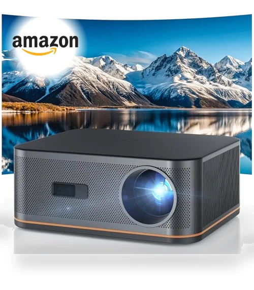 4K Home Theater Projector with WiFi 6 and Bluetooth 5.2 — Home Theater Projectors, HAPPRUN