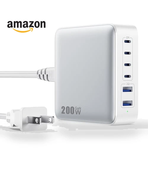 6-in-1 USB C Charger Block Fast Charging Station — Chargers & Adapters, Dongguan Yuanhaoxun Technology Co., Ltd.
