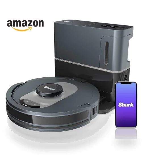 AI Ultra Robot Vacuum with Self-Empty Base — Smart Cleaning Robots, Shark