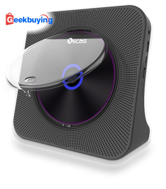 Desktop CD Player with LED Display — On-the-Go CD Players, Kecag