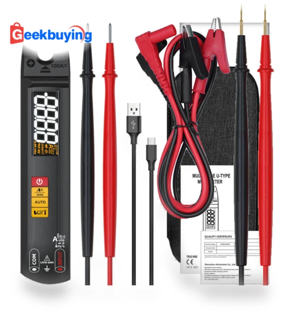 Digital Clamp Multimeter with Alligator Clip — Electrical Testers, BSIDE