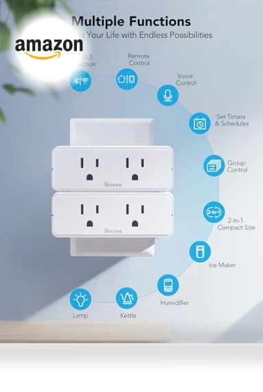 Dual Smart Plug 4 Pack — Smart Home Hubs & Controllers, Govee