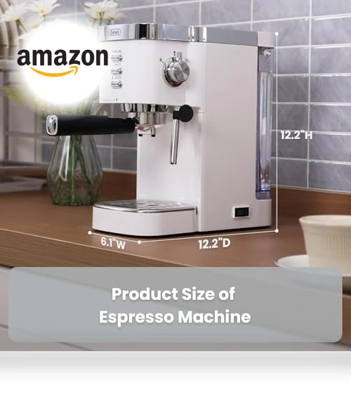 Espresso Machine with Milk Frother — Coffee & Espresso Combos, Gevi