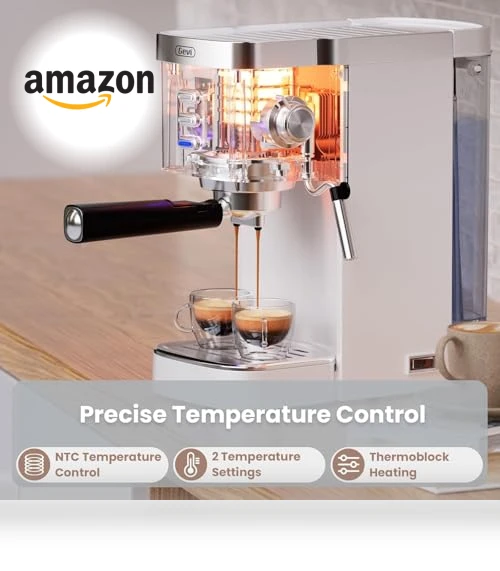 Espresso Machine with Milk Frother — Coffee & Espresso Combos, Gevi