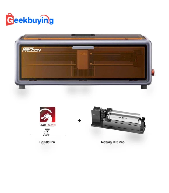 Falcon A1 10W Laser with Rotary Kit and Lightburn License — Engraving Equipment & Accessories, Creality