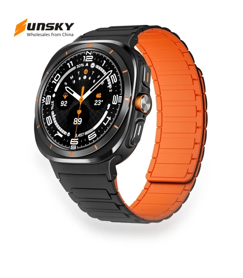 Magnetic Silicone Watch Band — Smartwatch Straps, Samsung