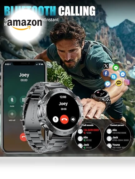 Military Smart Watch for Men — Smartwatches, SUNKTA