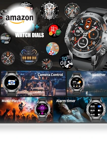 Military Smart Watch for Men — Smartwatches, SUNKTA
