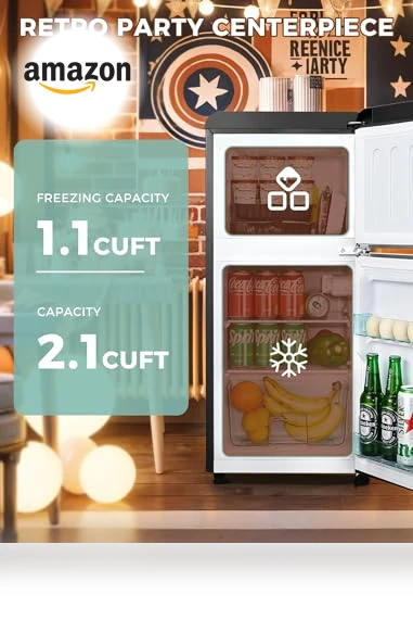 Mini Fridge with Freezer — Mini Fridges, Anypro