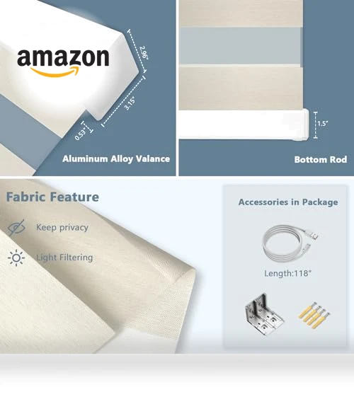 Motorized Zebra Blinds for Indoor Windows — Window Treatments, COOLWINDS