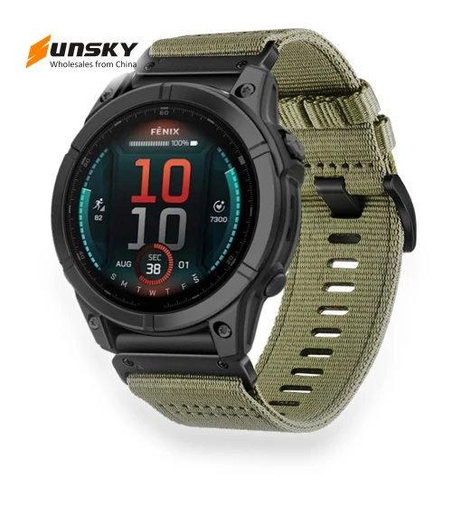 Nylon Canvas Quick Release Watch Band — Watch Straps & Bands, Garmin