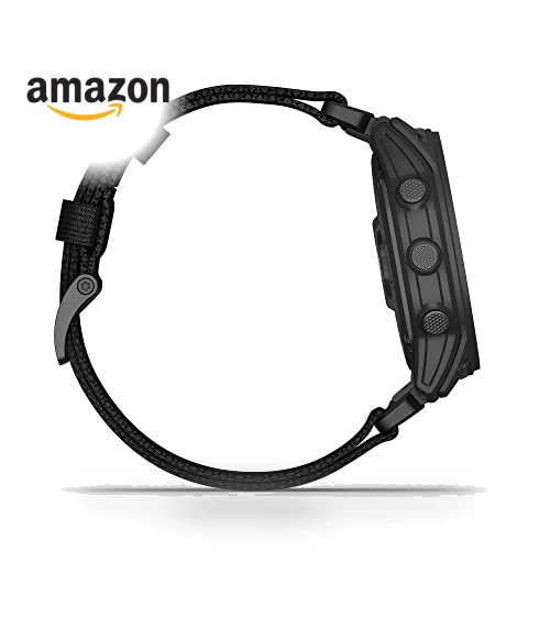 Rugged Tactical GPS Watch with Solar Charging — Smartwatches, Garmin