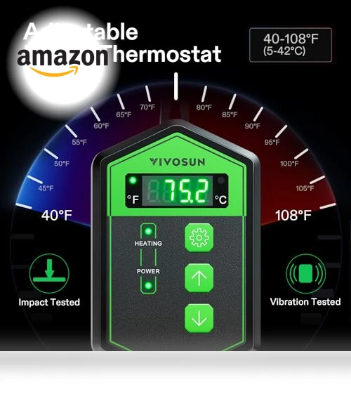 Seedling Heat Mat and Digital Thermostat Combo Set — Heating Mats, VIVOSUN