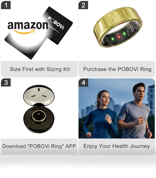 Smart Ring - Sleep/Stress/HR Tracker — Smart Rings, POBOVi