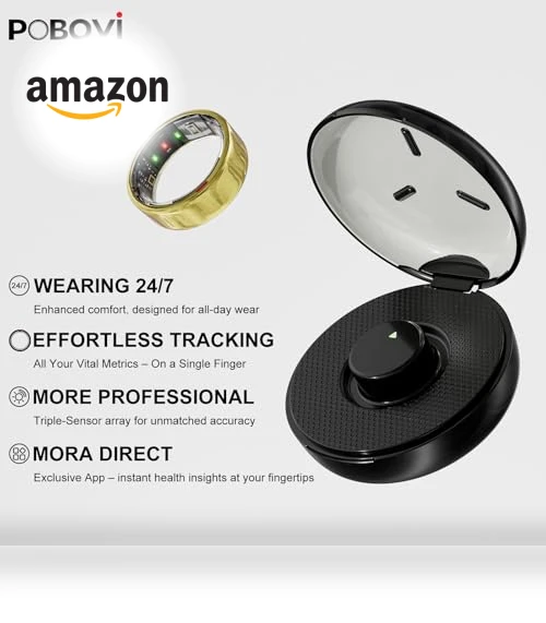 Smart Ring - Sleep/Stress/HR Tracker — Smart Rings, POBOVi
