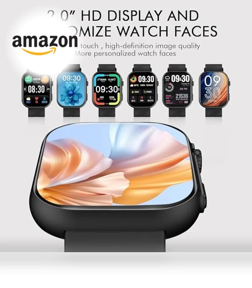 Smart Watch with Bluetooth Calling and Fitness Tracking — Smartwatches, BYBUKCKR