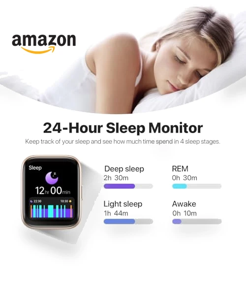 Smart Watch with Bluetooth Calling and Health Tracking — Smartwatches, JeeJTek