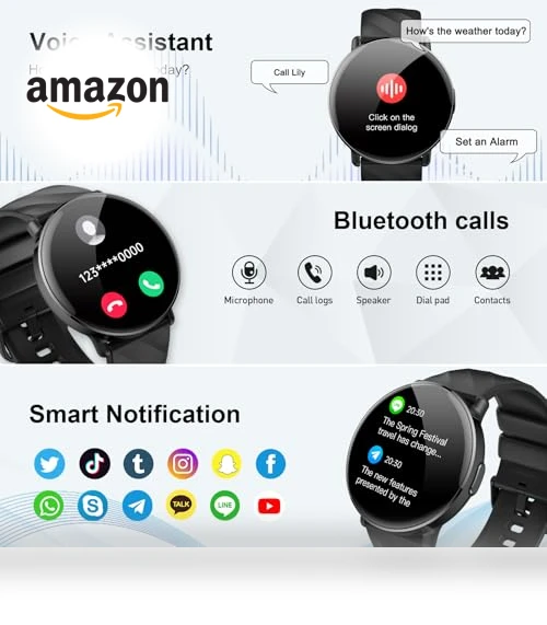 Smart Watch with Call Text Reminder — Smartwatches, OWMSIC