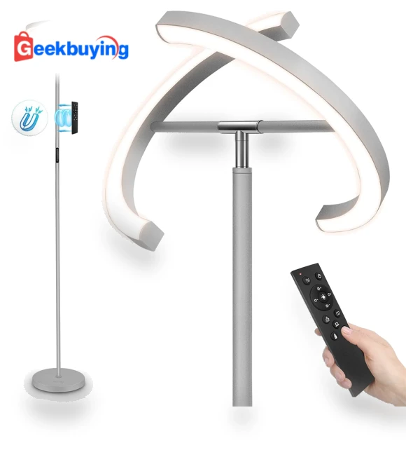 Split Floor Lamp with Reading Light — Standing Lights, FIMEI