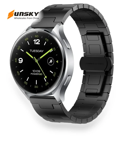Titanium Alloy Metal Watch Band — Smartwatch Straps, Xiaomi