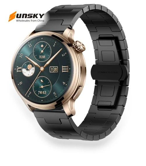 Titanium Alloy Metal Watch Band — Watch Accessories, Honor