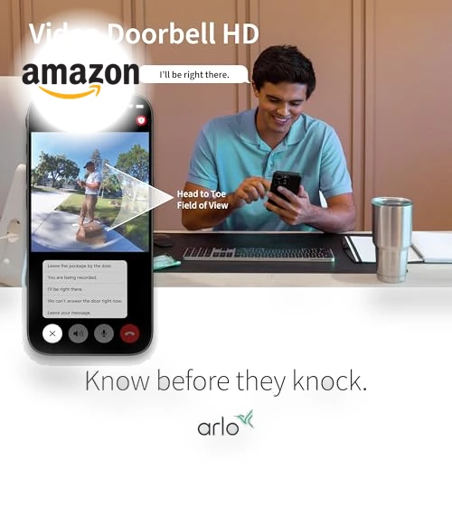Video Doorbell HD — Smart Home Security, Arlo
