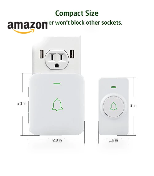 Wireless Doorbell — Chimes, AVANTEK