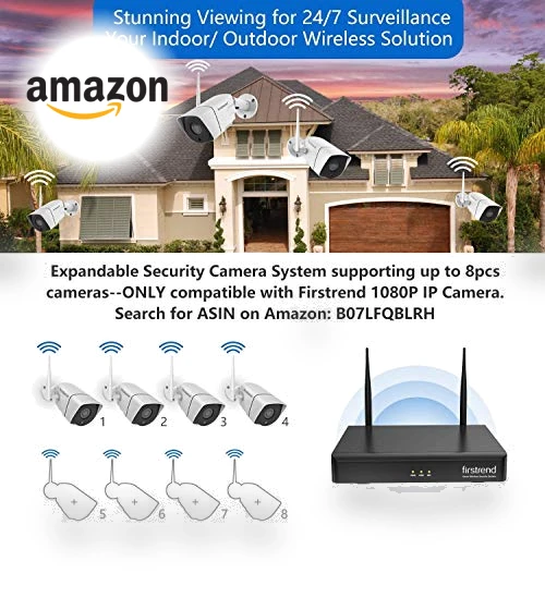 1080P 8CH Wireless Home Security System — Smart Home Security, Firstrend