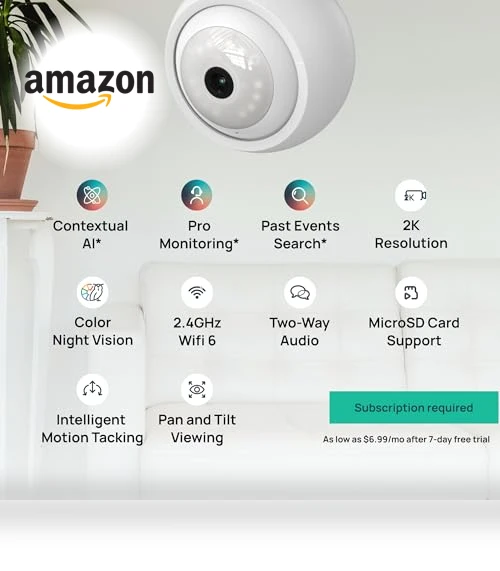 2K Light Bulb Security Camera — Smart Home Security, LUNA HOME, LLC